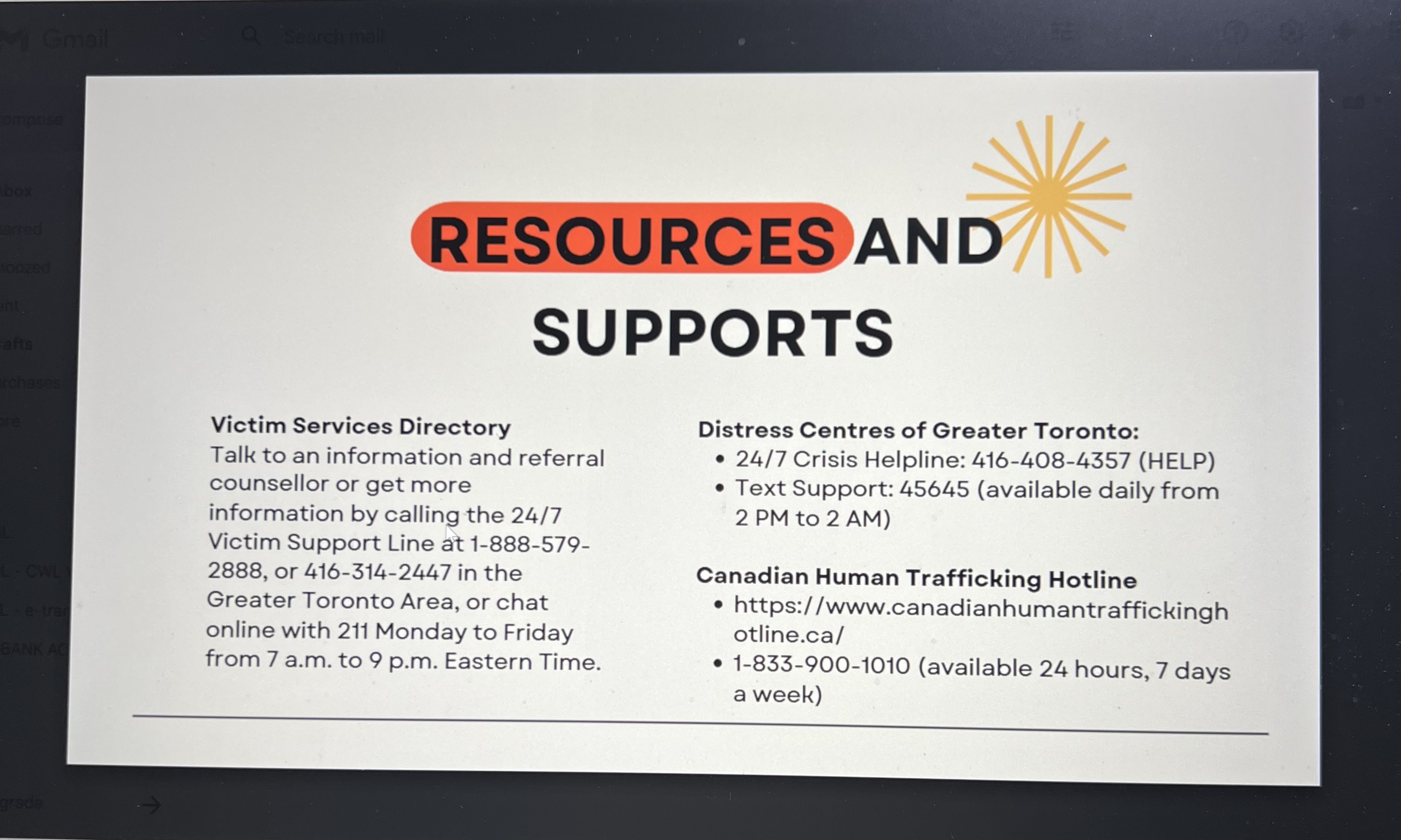 resources
