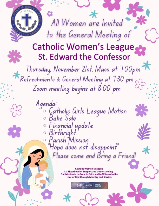 November General Meeting CWL